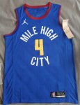 NBA 4 Cousins Nuggets Mile High City Maillot bleu